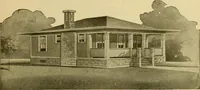 An illustration from Radford's artistic bungalows : unique collection of 208 designs, best modern ideas in bungalow architecture. (1908)