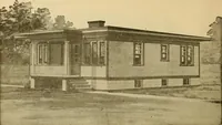 An illustration from Radford's artistic bungalows : unique collection of 208 designs, best modern ideas in bungalow architecture. (1908)