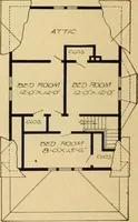 An illustration from Radford's artistic bungalows : unique collection of 208 designs, best modern ideas in bungalow architecture. (1908)