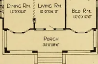 Picture 13 of 485 from Radford's artistic bungalows : unique collection of 208 designs, best modern ideas in bungalow architecture. (1908), leaf 16