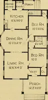 Picture 343 of 485 from Radford's artistic bungalows : unique collection of 208 designs, best modern ideas in bungalow architecture. (1908), leaf 160