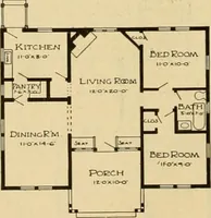 Picture 390 of 485 from Radford's artistic bungalows : unique collection of 208 designs, best modern ideas in bungalow architecture. (1908), leaf 181