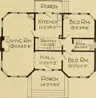 Picture 392 of 485 from Radford's artistic bungalows : unique collection of 208 designs, best modern ideas in bungalow architecture. (1908), leaf 182