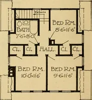 Picture 405 of 485 from Radford's artistic bungalows : unique collection of 208 designs, best modern ideas in bungalow architecture. (1908), leaf 187