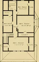 An illustration from Radford's artistic bungalows : unique collection of 208 designs, best modern ideas in bungalow architecture. (1908)