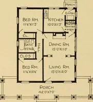 Picture 419 of 485 from Radford's artistic bungalows : unique collection of 208 designs, best modern ideas in bungalow architecture. (1908), leaf 193