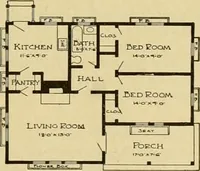 Picture 424 of 485 from Radford's artistic bungalows : unique collection of 208 designs, best modern ideas in bungalow architecture. (1908), leaf 196