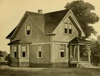 An illustration from Radford's artistic bungalows : unique collection of 208 designs, best modern ideas in bungalow architecture. (1908)