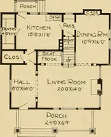 Picture 431 of 485 from Radford's artistic bungalows : unique collection of 208 designs, best modern ideas in bungalow architecture. (1908), leaf 199