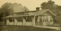 An illustration from Radford's artistic bungalows : unique collection of 208 designs, best modern ideas in bungalow architecture. (1908)