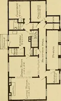 An illustration from Radford's artistic bungalows : unique collection of 208 designs, best modern ideas in bungalow architecture. (1908)