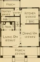 Picture 450 of 485 from Radford's artistic bungalows : unique collection of 208 designs, best modern ideas in bungalow architecture. (1908), leaf 207