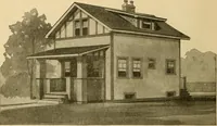 An illustration from Radford's artistic bungalows : unique collection of 208 designs, best modern ideas in bungalow architecture. (1908)