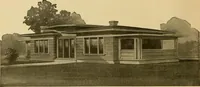 An illustration from Radford's artistic bungalows : unique collection of 208 designs, best modern ideas in bungalow architecture. (1908)