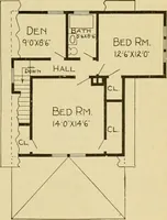 Picture 478 of 485 from Radford's artistic bungalows : unique collection of 208 designs, best modern ideas in bungalow architecture. (1908), leaf 220