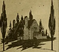 An illustration from Radford's artistic bungalows : unique collection of 208 designs, best modern ideas in bungalow architecture. (1908)