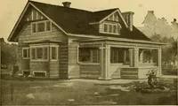 An illustration from Radford's artistic bungalows : unique collection of 208 designs, best modern ideas in bungalow architecture. (1908)
