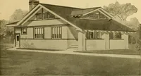 An illustration from Radford's artistic bungalows : unique collection of 208 designs, best modern ideas in bungalow architecture. (1908)