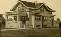 An illustration from Radford's artistic bungalows : unique collection of 208 designs, best modern ideas in bungalow architecture. (1908)