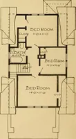 An illustration from Radford's artistic bungalows : unique collection of 208 designs, best modern ideas in bungalow architecture. (1908)