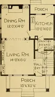 Picture 51 of 485 from Radford's artistic bungalows : unique collection of 208 designs, best modern ideas in bungalow architecture. (1908), leaf 32