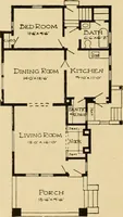 An illustration from Radford's artistic bungalows : unique collection of 208 designs, best modern ideas in bungalow architecture. (1908)