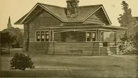 An illustration from Radford's artistic bungalows : unique collection of 208 designs, best modern ideas in bungalow architecture. (1908)