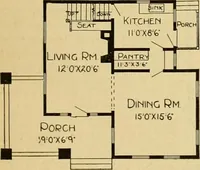 Picture 70 of 485 from Radford's artistic bungalows : unique collection of 208 designs, best modern ideas in bungalow architecture. (1908), leaf 40