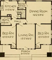 Picture 73 of 485 from Radford's artistic bungalows : unique collection of 208 designs, best modern ideas in bungalow architecture. (1908), leaf 41