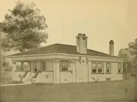 An illustration from Radford's artistic bungalows : unique collection of 208 designs, best modern ideas in bungalow architecture. (1908)