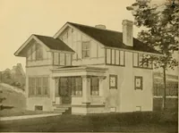 An illustration from Radford's artistic bungalows : unique collection of 208 designs, best modern ideas in bungalow architecture. (1908)