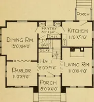 Picture 89 of 485 from Radford's artistic bungalows : unique collection of 208 designs, best modern ideas in bungalow architecture. (1908), leaf 48