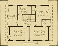 Picture 90 of 485 from Radford's artistic bungalows : unique collection of 208 designs, best modern ideas in bungalow architecture. (1908), leaf 48