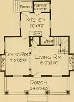 Picture 97 of 485 from Radford's artistic bungalows : unique collection of 208 designs, best modern ideas in bungalow architecture. (1908), leaf 51