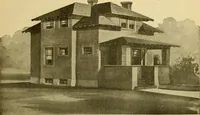 An illustration from Radford's artistic bungalows : unique collection of 208 designs, best modern ideas in bungalow architecture. (1908)