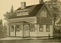 An illustration from Radford's artistic bungalows : unique collection of 208 designs, best modern ideas in bungalow architecture. (1908)