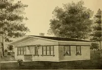 An illustration from Radford's artistic bungalows : unique collection of 208 designs, best modern ideas in bungalow architecture. (1908)