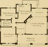 Picture 185 of 485 from Radford's artistic bungalows : unique collection of 208 designs, best modern ideas in bungalow architecture. (1908), leaf 89