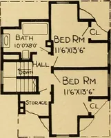 Picture 190 of 485 from Radford's artistic bungalows : unique collection of 208 designs, best modern ideas in bungalow architecture. (1908), leaf 91