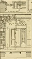 Picture 104 of 321 from Radford's brick houses and how to build them : a standard collection of new, original, and artistic designs for brick houses, apartments, stores and flats, garages, etc. ; together with complete instruction in the manufacture of brick and its practical uses as a building material selected and compiled by William A. Radford ... Every plan designed and executed by a corps of licensed architects of the highest professional standing, assisted by a staff of expert draftsmen. Over 300 designs and details. (1912), leaf 115