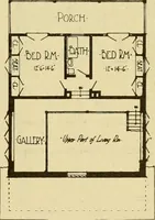 An illustration from Radford's brick houses and how to build them : a standard collection of new, original, and artistic designs for brick houses, apartments, stores and flats, garages, etc. ; together with complete instruction in the manufacture of brick and its practical uses as a building material selected and compiled by William A. Radford ... Every plan designed and executed by a corps of licensed architects of the highest professional standing, assisted by a staff of expert draftsmen. Over 300 designs and details. (1912)
