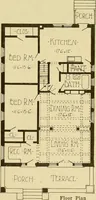 Picture 166 of 321 from Radford's brick houses and how to build them : a standard collection of new, original, and artistic designs for brick houses, apartments, stores and flats, garages, etc. ; together with complete instruction in the manufacture of brick and its practical uses as a building material selected and compiled by William A. Radford ... Every plan designed and executed by a corps of licensed architects of the highest professional standing, assisted by a staff of expert draftsmen. Over 300 designs and details. (1912), leaf 160
