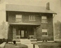 Picture 167 of 321 from Radford's brick houses and how to build them : a standard collection of new, original, and artistic designs for brick houses, apartments, stores and flats, garages, etc. ; together with complete instruction in the manufacture of brick and its practical uses as a building material selected and compiled by William A. Radford ... Every plan designed and executed by a corps of licensed architects of the highest professional standing, assisted by a staff of expert draftsmen. Over 300 designs and details. (1912), leaf 161