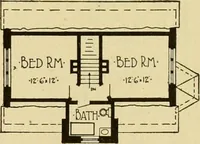 Picture 177 of 321 from Radford's brick houses and how to build them : a standard collection of new, original, and artistic designs for brick houses, apartments, stores and flats, garages, etc. ; together with complete instruction in the manufacture of brick and its practical uses as a building material selected and compiled by William A. Radford ... Every plan designed and executed by a corps of licensed architects of the highest professional standing, assisted by a staff of expert draftsmen. Over 300 designs and details. (1912), leaf 164