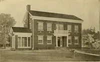 An illustration from Radford's brick houses and how to build them : a standard collection of new, original, and artistic designs for brick houses, apartments, stores and flats, garages, etc. ; together with complete instruction in the manufacture of brick and its practical uses as a building material selected and compiled by William A. Radford ... Every plan designed and executed by a corps of licensed architects of the highest professional standing, assisted by a staff of expert draftsmen. Over 300 designs and details. (1912)