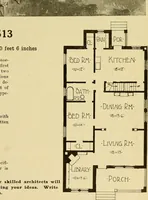 Picture 208 of 321 from Radford's brick houses and how to build them : a standard collection of new, original, and artistic designs for brick houses, apartments, stores and flats, garages, etc. ; together with complete instruction in the manufacture of brick and its practical uses as a building material selected and compiled by William A. Radford ... Every plan designed and executed by a corps of licensed architects of the highest professional standing, assisted by a staff of expert draftsmen. Over 300 designs and details. (1912), leaf 176