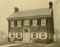 An illustration from Radford's brick houses and how to build them : a standard collection of new, original, and artistic designs for brick houses, apartments, stores and flats, garages, etc. ; together with complete instruction in the manufacture of brick and its practical uses as a building material selected and compiled by William A. Radford ... Every plan designed and executed by a corps of licensed architects of the highest professional standing, assisted by a staff of expert draftsmen. Over 300 designs and details. (1912)