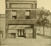 Picture 274 of 321 from Radford's brick houses and how to build them : a standard collection of new, original, and artistic designs for brick houses, apartments, stores and flats, garages, etc. ; together with complete instruction in the manufacture of brick and its practical uses as a building material selected and compiled by William A. Radford ... Every plan designed and executed by a corps of licensed architects of the highest professional standing, assisted by a staff of expert draftsmen. Over 300 designs and details. (1912), leaf 202