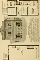 An illustration from Radford's brick houses and how to build them : a standard collection of new, original, and artistic designs for brick houses, apartments, stores and flats, garages, etc. ; together with complete instruction in the manufacture of brick and its practical uses as a building material selected and compiled by William A. Radford ... Every plan designed and executed by a corps of licensed architects of the highest professional standing, assisted by a staff of expert draftsmen. Over 300 designs and details. (1912)