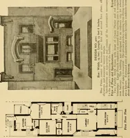 Picture 282 of 321 from Radford's brick houses and how to build them : a standard collection of new, original, and artistic designs for brick houses, apartments, stores and flats, garages, etc. ; together with complete instruction in the manufacture of brick and its practical uses as a building material selected and compiled by William A. Radford ... Every plan designed and executed by a corps of licensed architects of the highest professional standing, assisted by a staff of expert draftsmen. Over 300 designs and details. (1912), leaf 207
